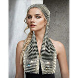 Taşlı Kafa Aksesuarı Kristal Bandana