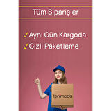 Pembe Fiyonklu Beyaz Jartiyer Çorabı