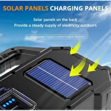 Solar Powerbanklı Şarjlı Taşınabilir Güçlü Fener
