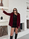 Fok ceket premıum kalite bordo st255860