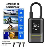 Kablosuz Oto Araç Mini 4000mAh 150 PSI Işıklı Oto Hava Kompresörü KA-760 (5365)