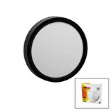 NİSALUCE EPL-18SÜ 18W SİYAH METAL KASA SIVA ÜSTÜ YUVARLAK LED SLİM PANEL 1260LM BEYAZ=6500K 30.000 SAAT ÖMÜR (5365)