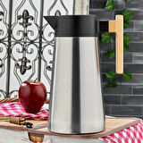 2LT BAMBU SAP ÇELİK TERMOS INOX SERİSİ 12 SAAT SICAK - 24 SAAT SOĞUK ÇİFT CONTALI KAPAK (5365)