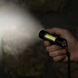 Kutulu Mini El Feneri – Taşınabilir LED Kamp ve Acil Durum El Lambası Plastik Gövde (5365)