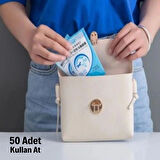 50 Adet Kullan At Pratik Kullanımlı Hijyenik Klozet Kapağı Poşeti (5365)