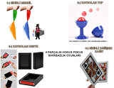 4&amp;apos;lü Sihirbazlık Seti – Hokus Pokus Sihirli Numara Seti-KUPA-MENDİL-DESTE-İSKAMBİL (5365)