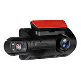 Araç İçi &amp;amp; Dışı Çift Lensli WiFi Kamera – 1080P HD,Gece Görüşlü, G-Sensörlü DVR Dashcam (5365)