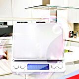 Elektronik 3 kg Kapasiteli Dijital Hassas Kantar Mutfak Tartısı Terazi (5365)