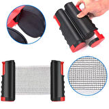 Teleskopik Taşınabilir Kaymaz Ping Pong Masa Tenisi Filesi Aparatı (5365)