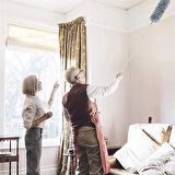 Teleskopik 3&apos;lü Mop Toz Alma Püskülü Çok Fonksiyonlu Temizlik Seti (5365)