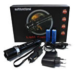 Polis El Feneri Zoomlu Selektörlü El Feneri 500 metre (5365)