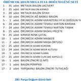 ÖRÜMCEK ADAM MEGA FULL DOĞUM GÜNÜ SETİ