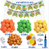 SAFARİ FULL DOĞUM GÜNÜ SETİ