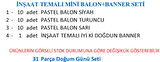 İNŞAAT TEMALI MİNİ BALON+BANNER SETİ