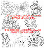AYICIK KALP TUVAL BOYAMA SETİ (A)