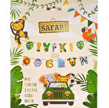 SAFARİ KARAKTERLİ İYİ Kİ DOĞDUN BANNER