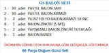 TARAFTAR SARI, KIRMIZI 60 ADET BALON 2 ADET YILDIZ FOLYO BALON SETİ 
