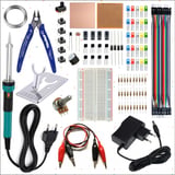 BREADBOARD TEMEL ELEKTRİK - ELEKTRONİK SETİ + LEHİMLEME SETİ
