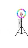 Yaratıcılığınızı Renklendirin: 33 cm Çapında RGB Renkli Halka Işık