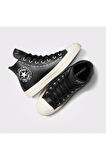 Chuck Taylor All Star Bold Stitch Kadın Siyah Sneaker