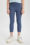 DeFacto Kız Çocuk Midi Seamless Tayt C1532A824SMIN247