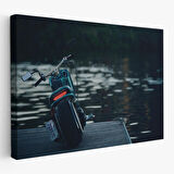 Motosiklet Kanvas Tablo, Büyük Kanvas Tablo, Motosiklet Sürücüleri İçin Bir Hediye-5379