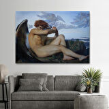 Alexandre Cabanel Fallen Angel's Eyes Kanvas Duvar Sanatı, Klasik Sanat Tablo-5385