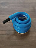 Wc Hortummatik Spiral Taharet Hortumu (Mavi-Beyaz)