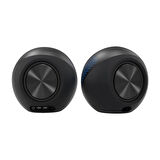 Creative Pebble X 2.0 Özelleştirilebilir RGB Aydınlatma, Bluetooth 5.3, 15W'a Kadar RMS Gücüne Sahip USB-C Hoparlör