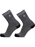Columbia Lifestyle Thermal Crew Medium Weight 2PP Wild Black Çorap C1176B-2010