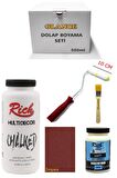 Rich Multi Decor Chalked Beyaz 500 Ml Dolap Boyama Seti Mobilya Boyama Seti Mat