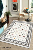 Pamuk Dokuma Taban Kaymaz Yıkanabilir Klasik Desenli  Salon Halısı Mutfak Halısı Koridor Halısı