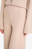 DeFacto Wide Leg Esnek Belli Geniş Paça Bürümcük Pantolon F0057AX25SPBG210
