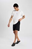 DeFactoFit Regular Fit Baskılı Kısa Boy Sporcu Deniz Şortu B5991AX24HSBK81