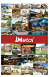 İmetal Sarar Duvardan İki Bölümlü Hazır Ahşap Pergola Bağlantı Seti 90x90  mm Ahşaplar için İmetal