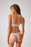 Pierre Cardin Dantelli Push Up Sütyen Takım Ekru