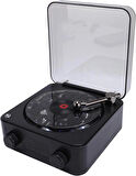 Retro Pikap Tasarımlı Mp3 Çalar Şarjlı RGB Tavan Yansıtma 4 Derin Uyku Müzikli BT/SD Kart/Aux Siyah