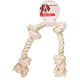 Flamingo 4 Düğümlü Bej İp XL Köpek Oyuncağı 60cm