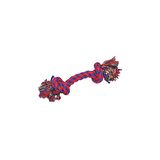 Flamingo 2 Düğüm Pamuk Diş İpi Köpek Oyuncağı 40 cm (XL)