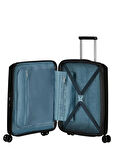 American Tourister Siyah Çekçekli Sert Valiz AEROSTEP-SPINNER 55/20 EXP TSA