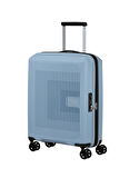 American Tourister Mavi Çekçekli Sert Valiz AEROSTEP-SPINNER 55/20 EXP TSA
