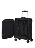 Samsonite Siyah Çekçekli Kumaş Valiz LITEBEAM-SPINNER 55/20