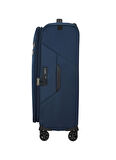 Samsonite Lacivert Çekçekli Kumaş Valiz LITEBEAM-SPINNER 66/24 EXP