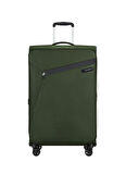 Samsonite Haki Çekçekli Kumaş Valiz LITEBEAM-SPINNER 77/28 EXP