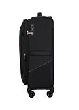 American Tourister Siyah Çekçekli Kumaş Valiz SUMMERRIDE-SPINNER M EXP TSA