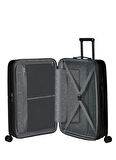 American Tourister Siyah Çekçekli Sert Valiz DASHPOP-SPINNER 67/24 EXP TSA