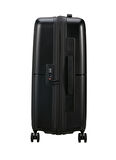 American Tourister Siyah Çekçekli Sert Valiz DASHPOP-SPINNER 67/24 EXP TSA
