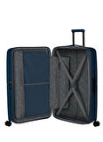 American Tourister Lacivert Çekçekli Sert Valiz DASHPOP-SPINNER 77/28 EXP TSA