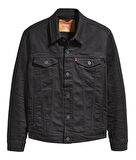 SİYAH ERKEK TRUCKER KOT CEKET 72334-0223