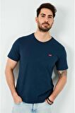 Levi's Erkek Lacivert Arma Logo T-shirt - 56809-0056